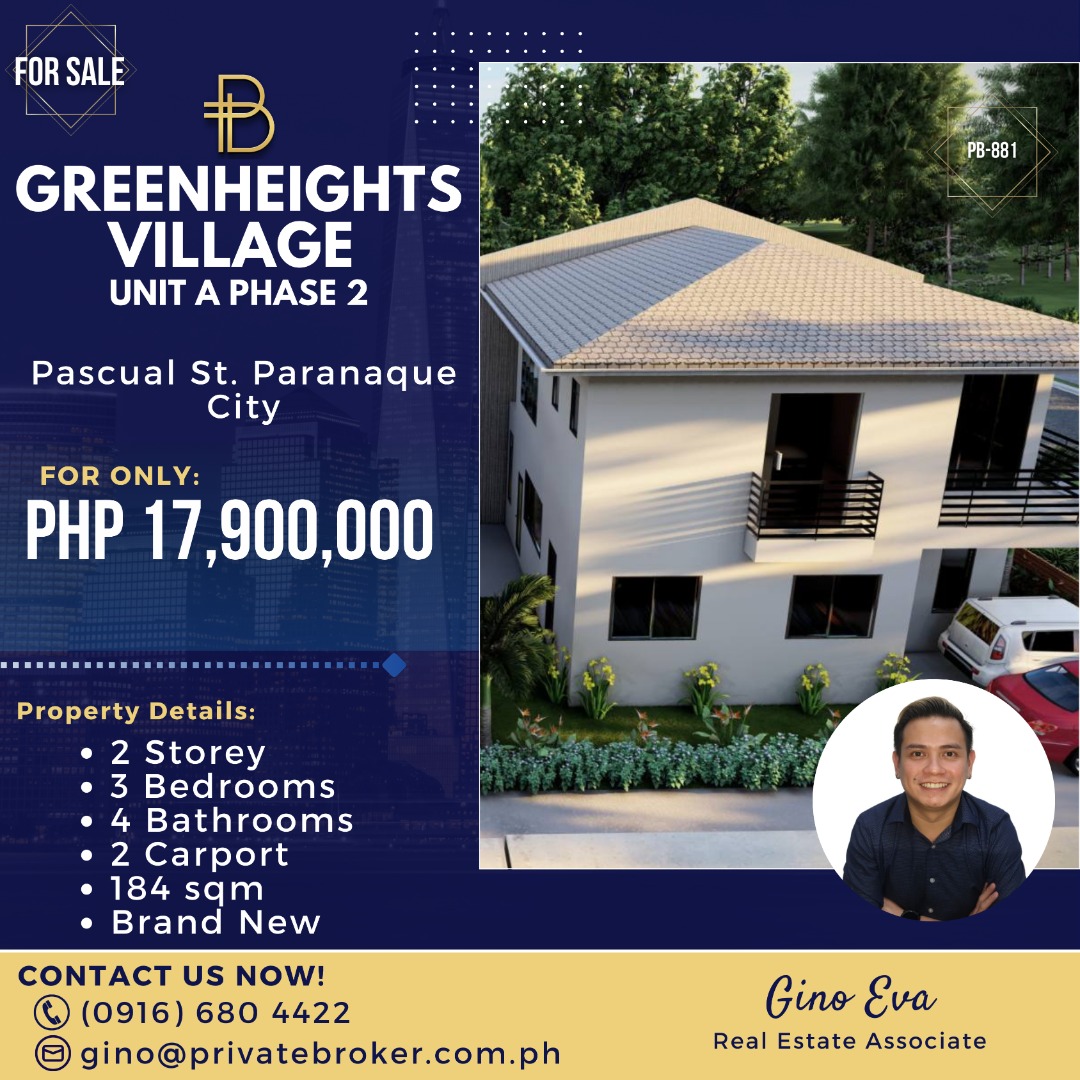 2Storey Charming Single Detached House in Greenheights Village