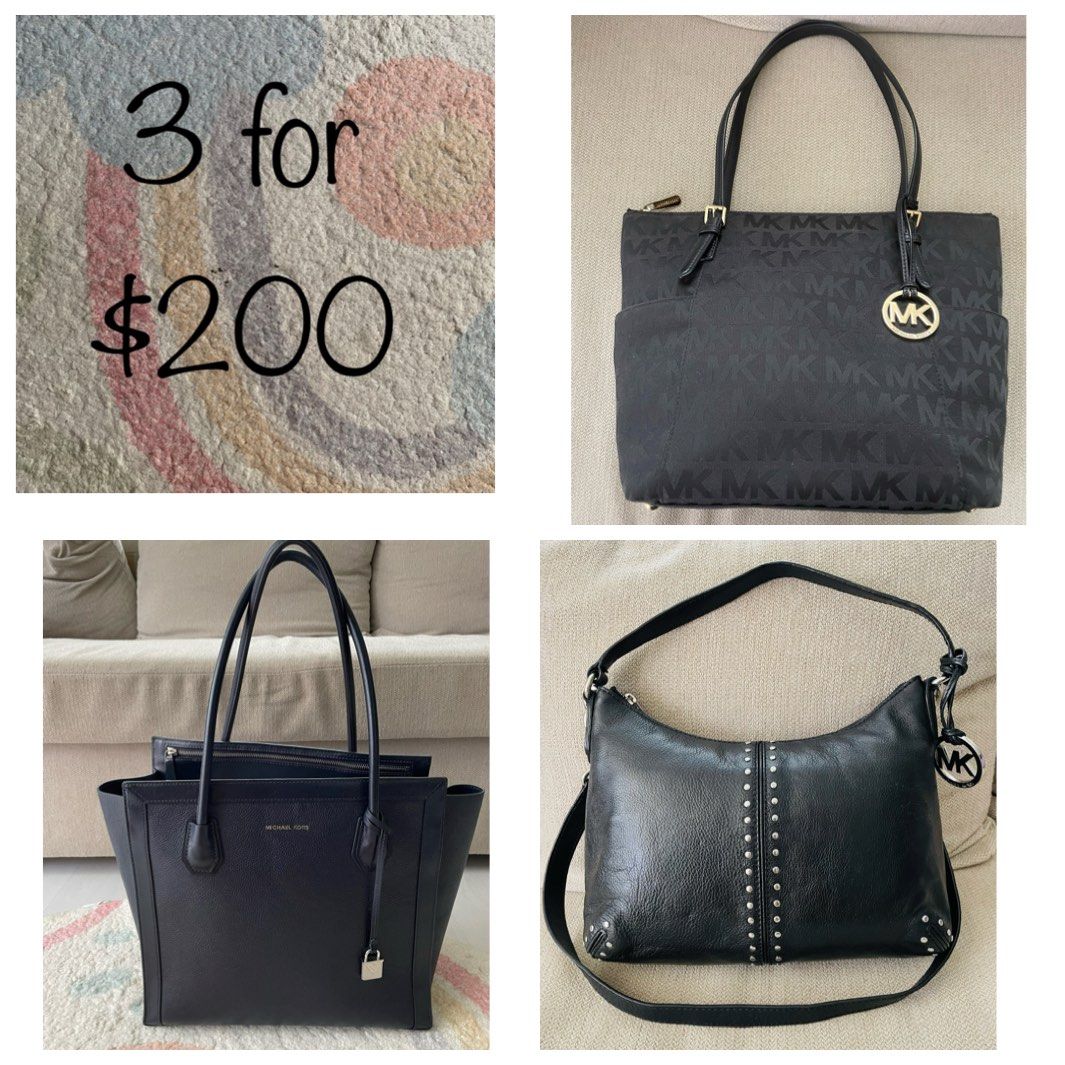 3 for 200 Authentic Michael Kors Bag New and Lightly Used
