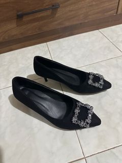 3inches Black heels