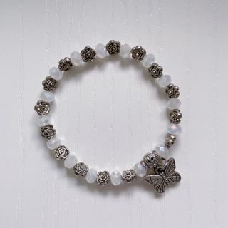 玫瑰花|蝴蝶 彈性手鏈64244114481666110