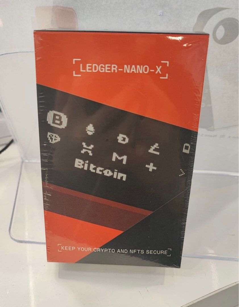 全新行貨Ledger Nano X (Black) Wallet 加密貨幣冷錢包, 汽車配件, 電子配件- Carousell