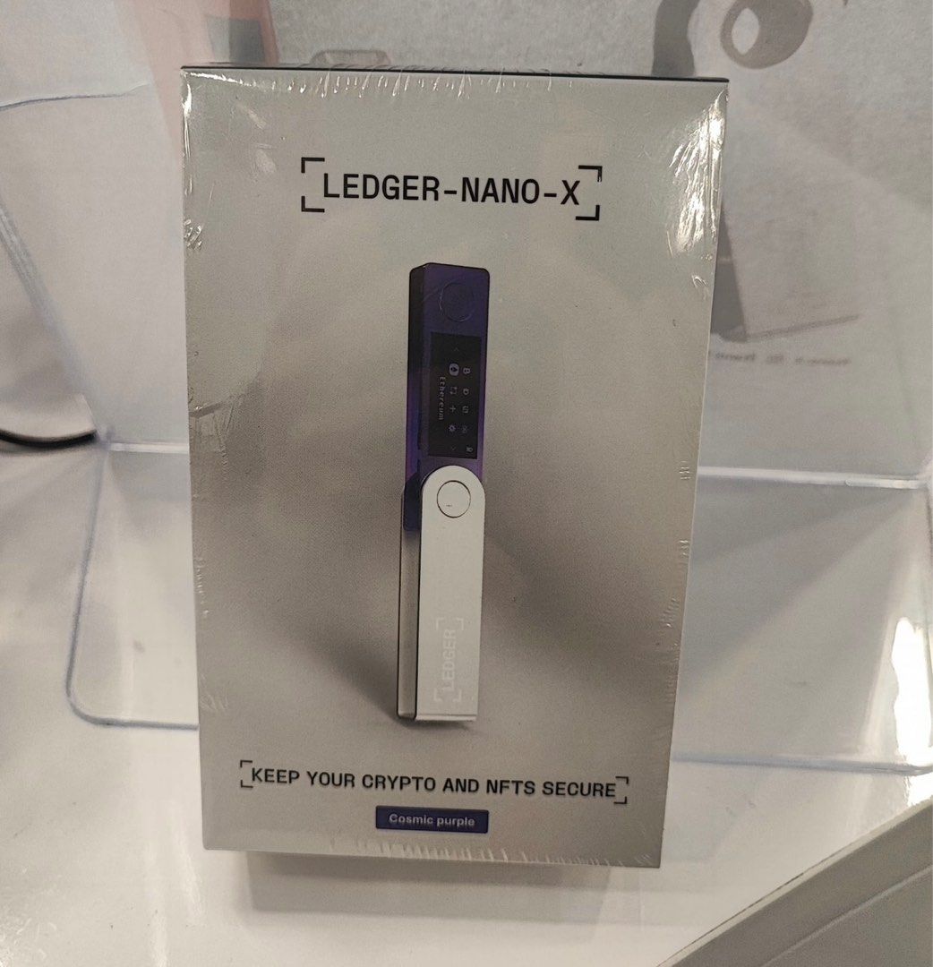 全新行貨Ledger Nano X (Purple) Wallet 加密貨幣冷錢包, 汽車配件, 電子配件- Carousell