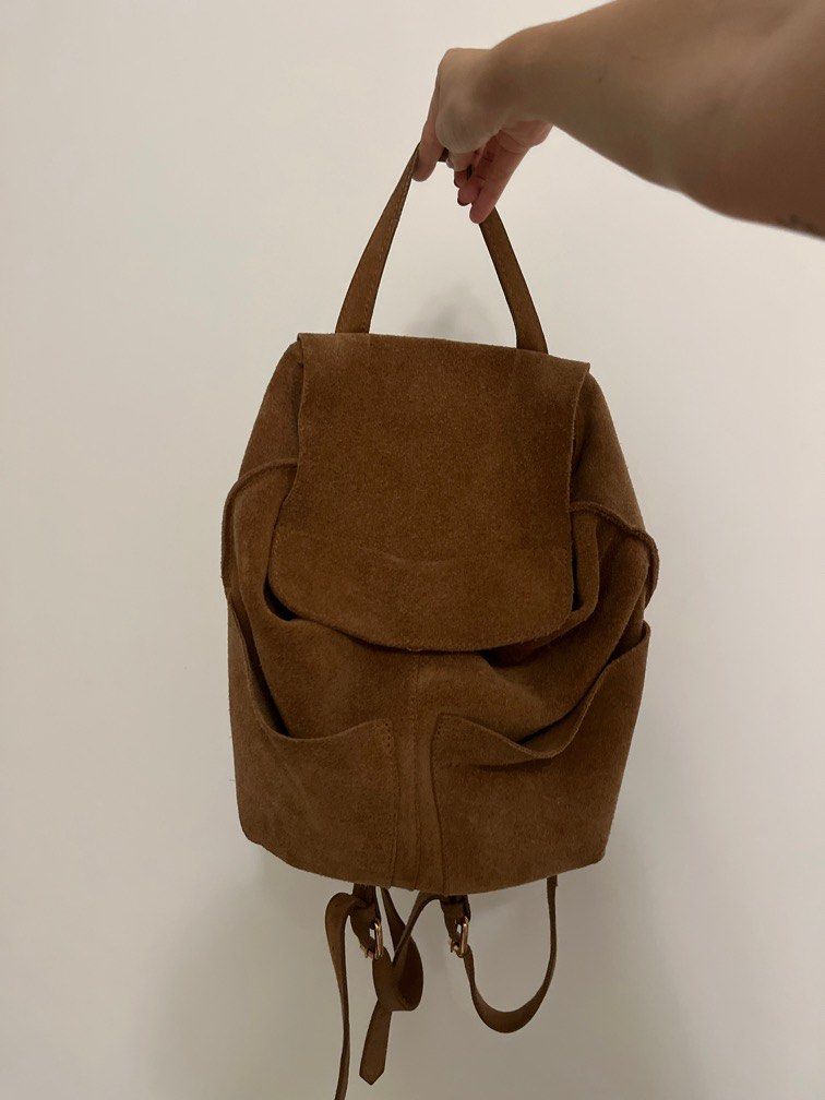 Accessorize Brown Suede Leather Backpack, Women's Fashion, Bags & Wallets, Backpacks on Carousell Accessorize Brown Suede Leather Backpack, Women's Fashion, Bags & Wallets, Backpacks on Carousell