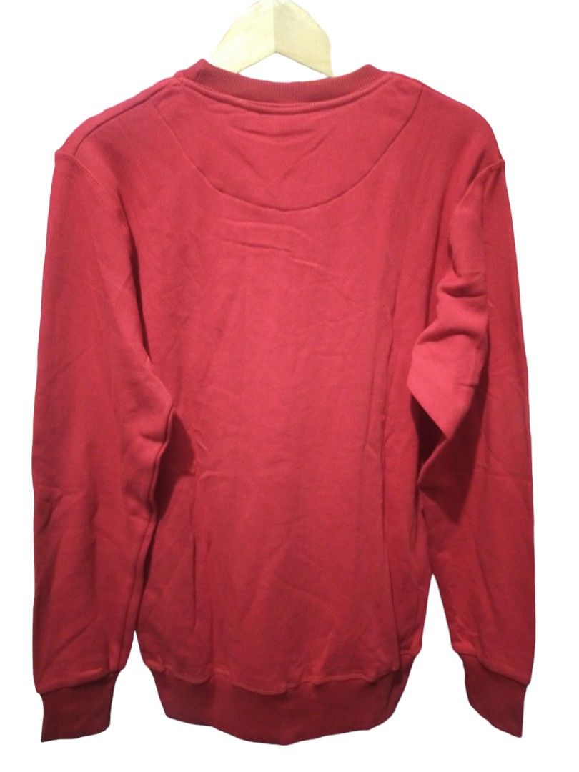 ADIDAS MEN'S SWEATSHIRT LONG SLEEVE BIG LOGO CREWNECK SWEATER PRIA LENGAN  PANJANG