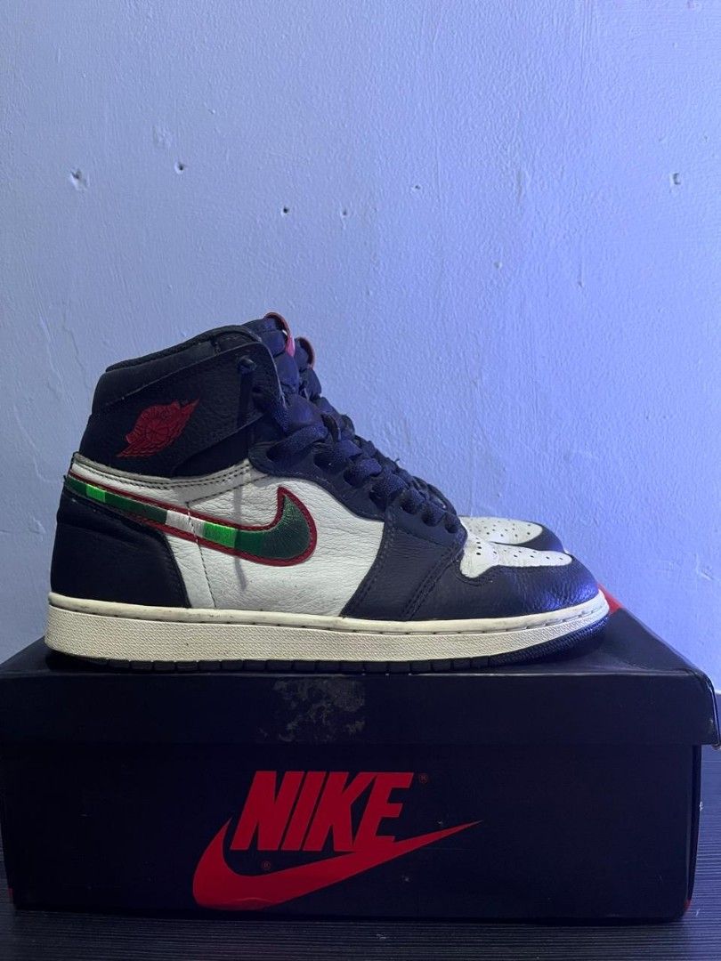AIR JORDAN HIGH OG A STAR IS BORN, Fesyen Pria, Sepatu