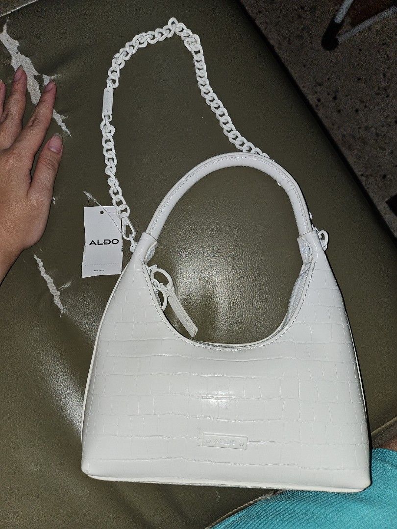 Aldo white sling bag sale