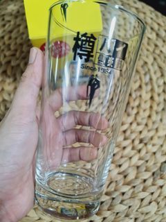 ASAHI Japan wine liquor tall glass