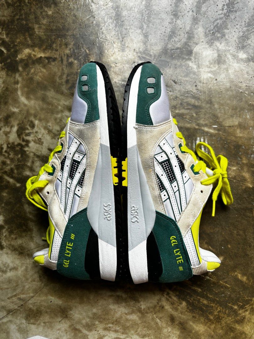 Asics gel lyte neon safety yellow online