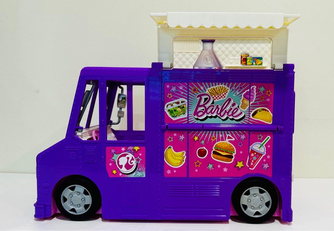 BARBIE - Le Food Truck de Barbie - 45 cm pas cher