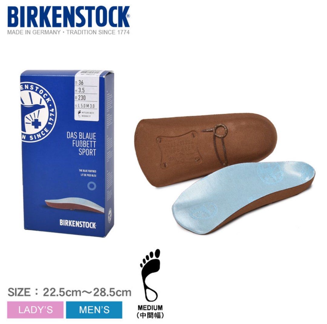 Birkenstock blue footbed casual arch support cheap