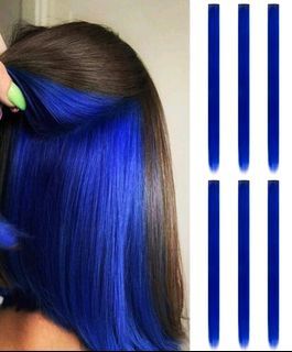 Blue Hair Extensions