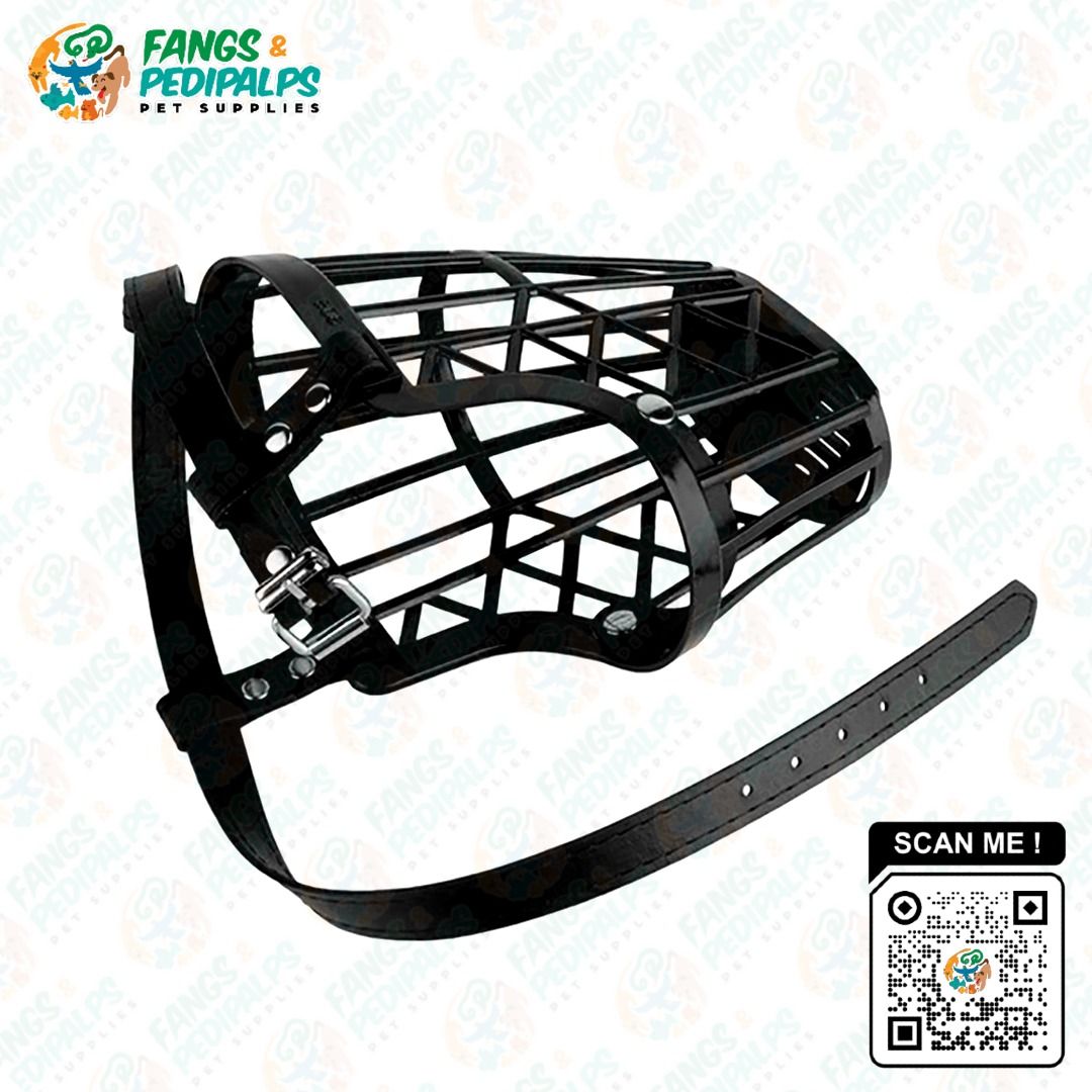 BREATHABLE PLASTIC DOG BASKET MUZZLE | ANTI-BITE MASK | ADJUSTABLE MUZZLE (Category: Homes & Other Pet Accessories) located in Taguig. Submitted by fangsnpedipalps (Listing ID 1304600251, Image 3). Description: A dog muzzle is an apparatus placed over the nose and mouth to prevent them from biting or opening its mouth. Price: 💸 No.1 - ₱99.00 💸 No.2 - ₱109.00 💸 No.3 - ₱119.00 💸 No.4 - ₱129.00 💸 No.5 - ₱139.00 💸 No.6 - ₱149.00 💸 No.7 - ₱159.