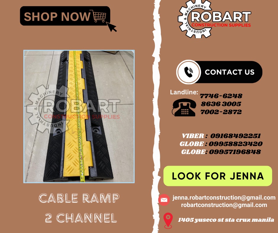 cable ramp 2 channel, Commercial & Industrial, Construction Tools ...