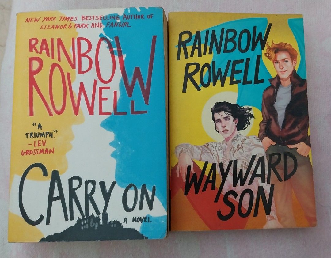 carry on series (book 1 and 2) (Category: Storybooks) located in Manila. Submitted by christiana98363 (Listing ID 1304477817, Image 1). Description: carry on (book 1) - php 100 wayward son (book 2) - php 100.