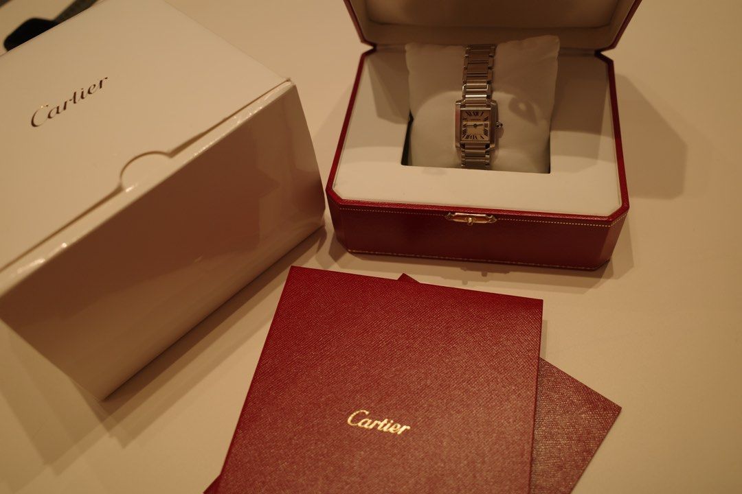 Cartier Tank (Category: Luxury Watches) located in Tarlac. Submitted by klossycates (Listing ID 1304515492, Image 2). Description: Interest Check Year 2018 Like new condition With box and certificate Will include watchnian paper bag from osaka.