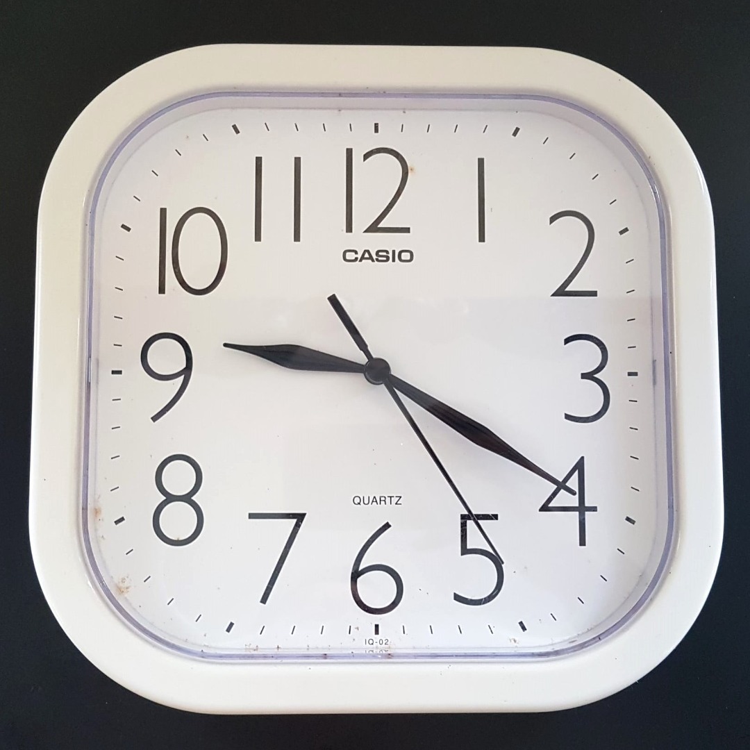 Casio wall clock japan top