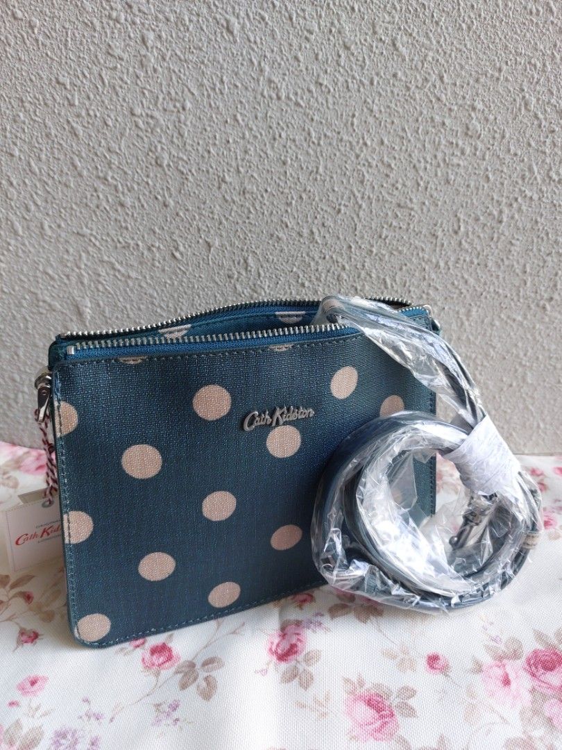 Cath kidston green spot bag online
