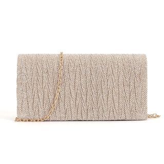 Champagne Party Clutch Bag | Gold Party Clutch Bag