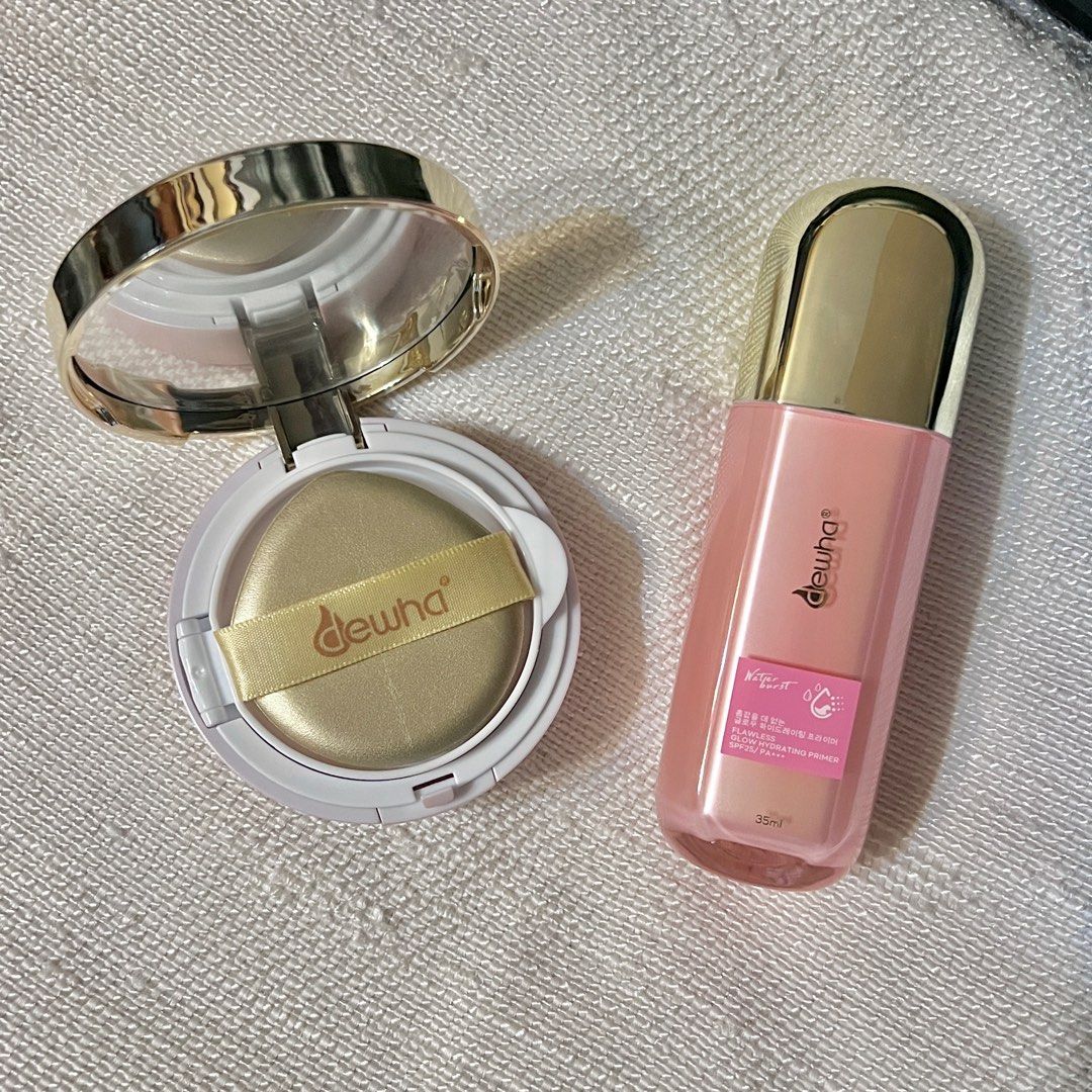Dewha Miracle Glow Duo Set (Category: Makeup) located in Cainta. Submitted by achibeacorner (Listing ID 1304584280, Image 1). Description: Bundle Set only Used to shoot only -Used once Ivory Shade Mfg Date 2024.