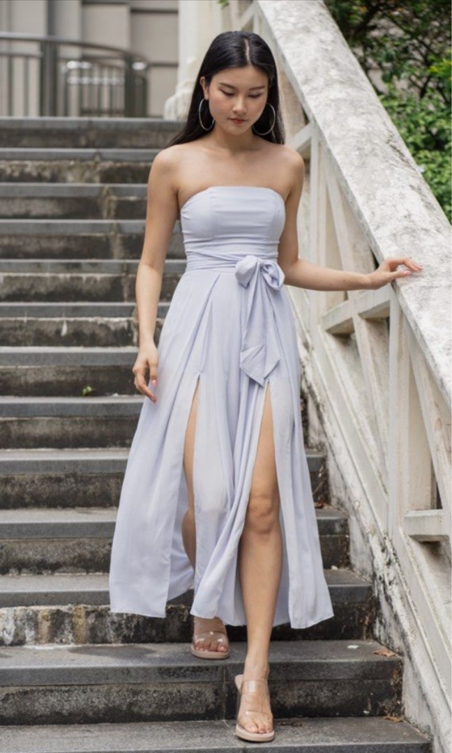 High slit jumpsuit discount