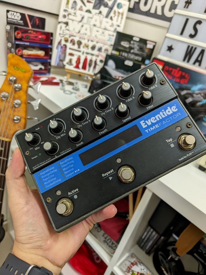 Eventide TimeFactor (Category: Musical Instruments) located in Kangar. Submitted by heyitsikmal (Listing ID 1304491695, Image 2). Description: Condition: Used, but in good condition. Includes: Pedal only (no box or power supply). This versatile delay pedal offers a wide range of high-quality delay effects perfect for any guitarist looking to enhance their sound. Ready to be added to your pedalboard! Feel free to message me with any questions. htt