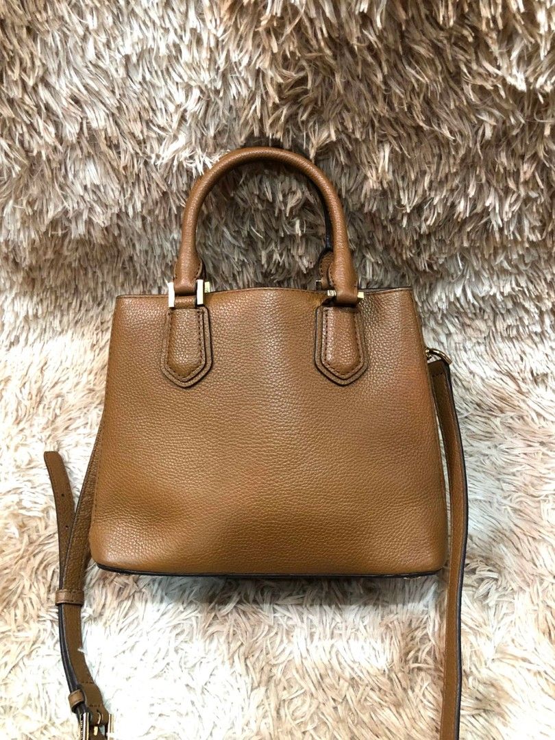 FLASH SALE MICHAEL KORS ADELE MERCER BROWN TWO WAY BAG Luxury Bags Wallets on Carousell