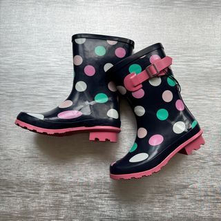 George : Polka Dots Rubber Rain Boots (size 1)