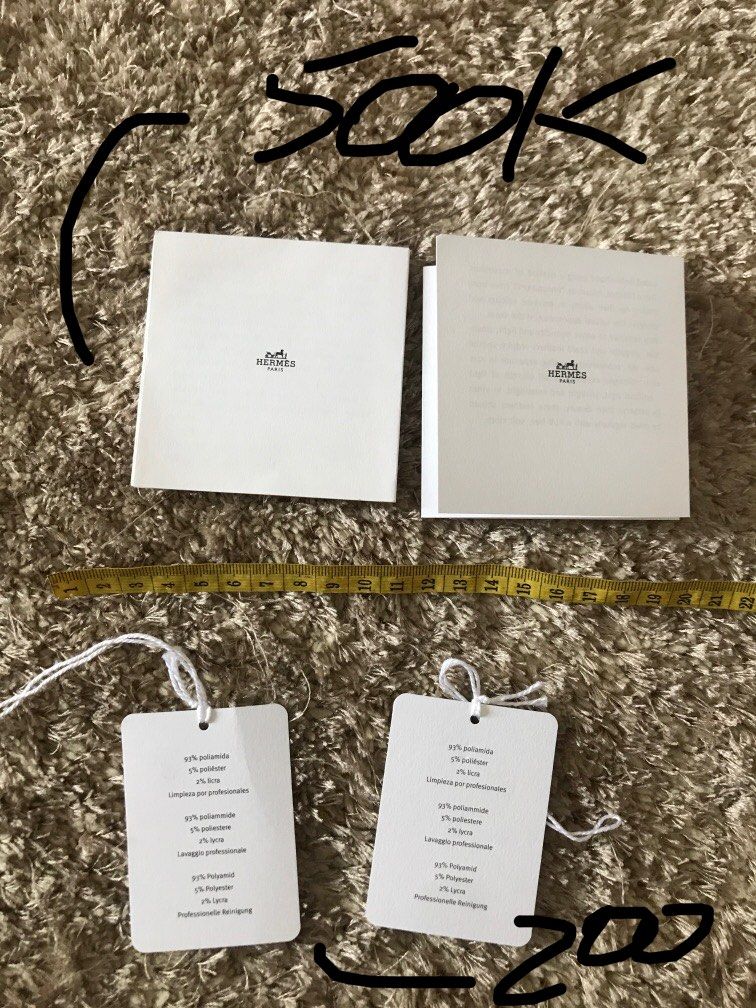 HERMES BOOKLET AND TAG KHUSU EKSOTIS DAN BAJU HARGA BEDA BEDA DAN