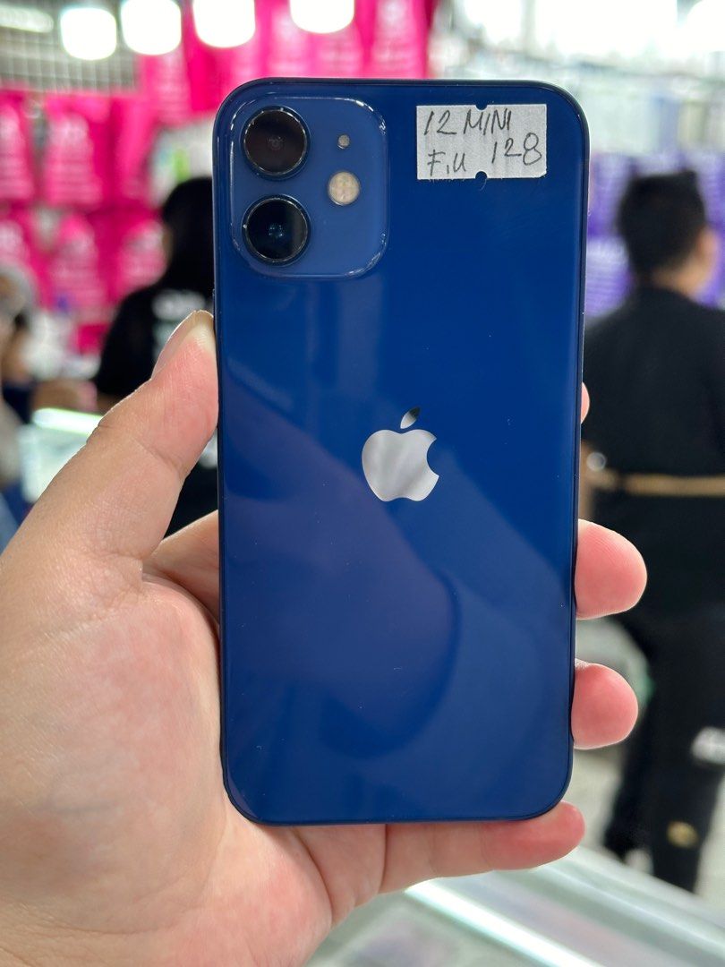 IPHONE 12MINI 128GB FACTORY UNLOCK (Category: iPhone 12 Series) located in San Juan City. Submitted by jalailahmamosaca (Listing ID 1304538278, Image 1). Description: IPHONE 12MINI 128GB FACTORY UNLOCK BLUE GOODBATTERYHEALTH COMPLATE PACKAGE FREE CASE TEMPERED 📲09125890826.