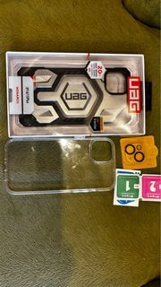 Iphone 15 plus uag case + clear case + lens protector. (Sm north meet up)