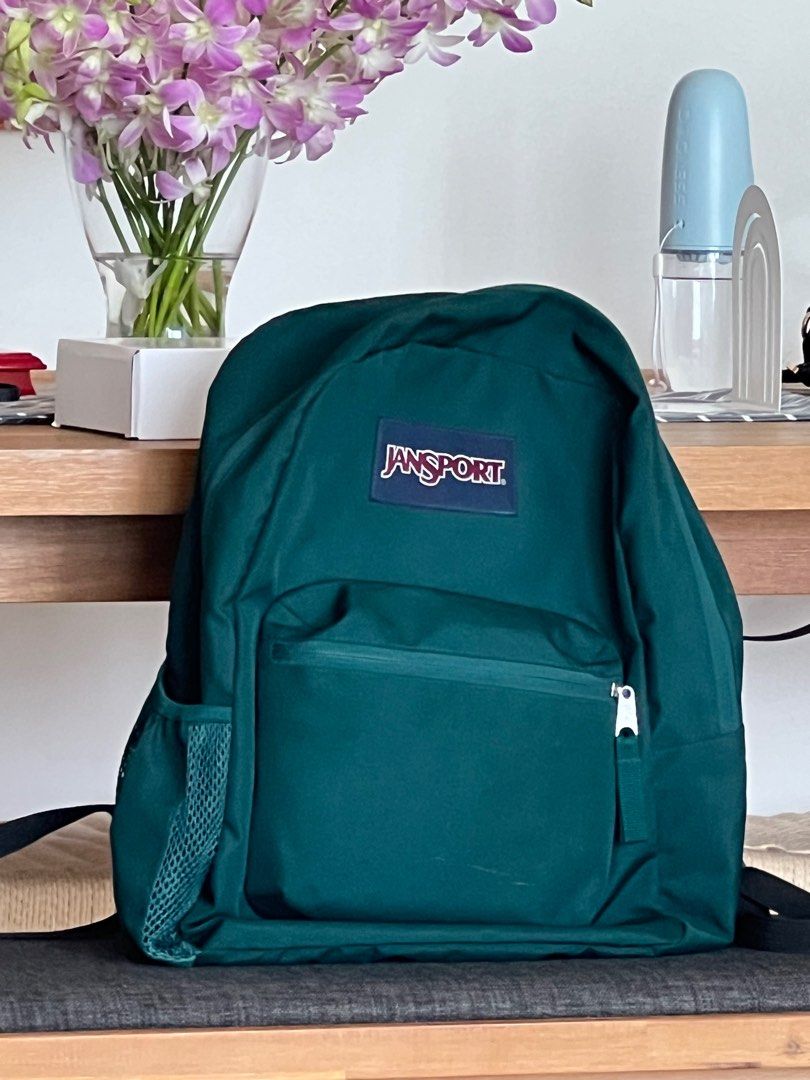 Jansport Cross Town Backpack Dark Green