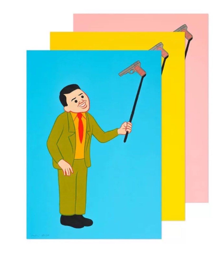 Joan Cornella / 限量250 一套三張親筆簽名art print 版畫, 興趣及遊戲 