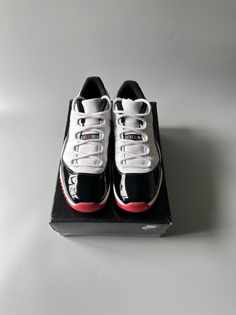 Jordan 11 Retro Low Concord Bred (Category: Sneakers) located in Baguio. Submitted by jasonkicksph (Listing ID 1304610658, Image 3). Description: Jordan 11 Retro Low Concord Bred 11us 29cm Excellent to new condition Complete with box 9500.