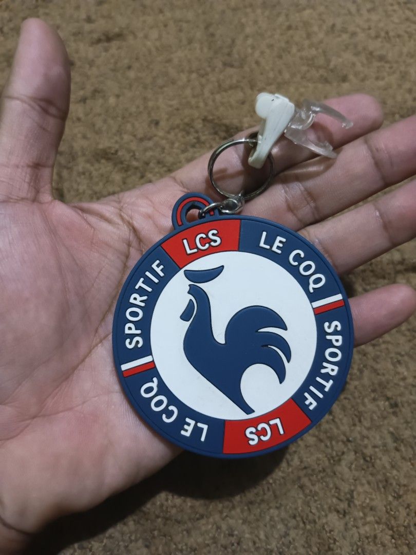 LE COQ sportif rubber bag tag charm Hobbies Toys Memorabilia Collectibles Vintage Collectibles on Carousell