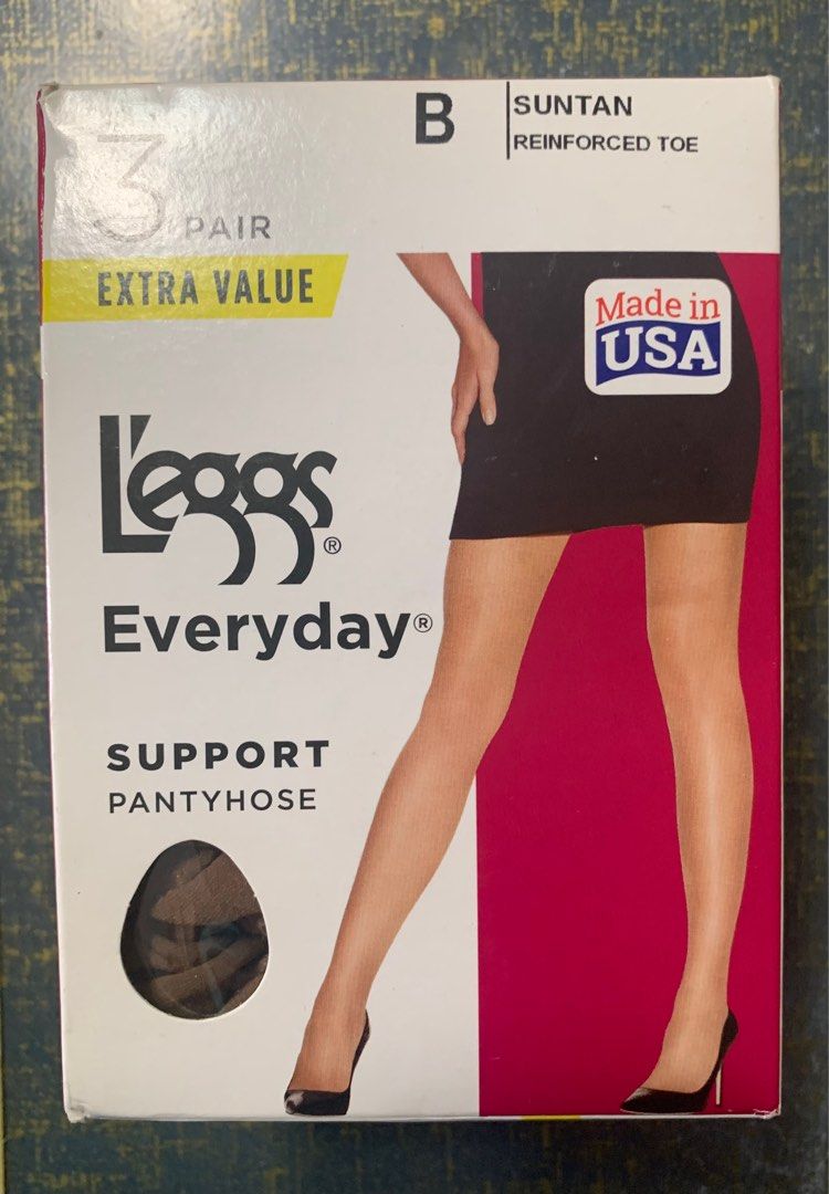 L eggs Support Hose sz B Suntan Women s Fashion Undergarments Loungewear on Carousell