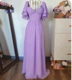 Light purple evening dress (small to semi medium)