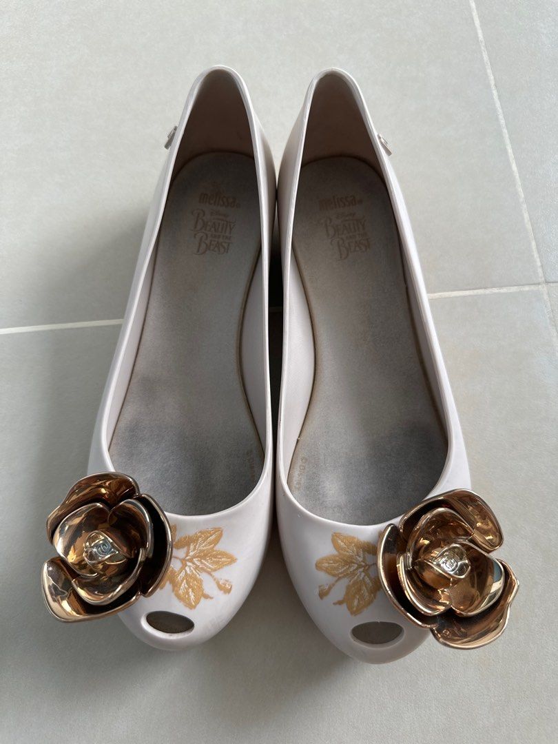 Melissa ultragirl beauty and the beast size 5 Women s Fashion Footwear Flats on Carousell