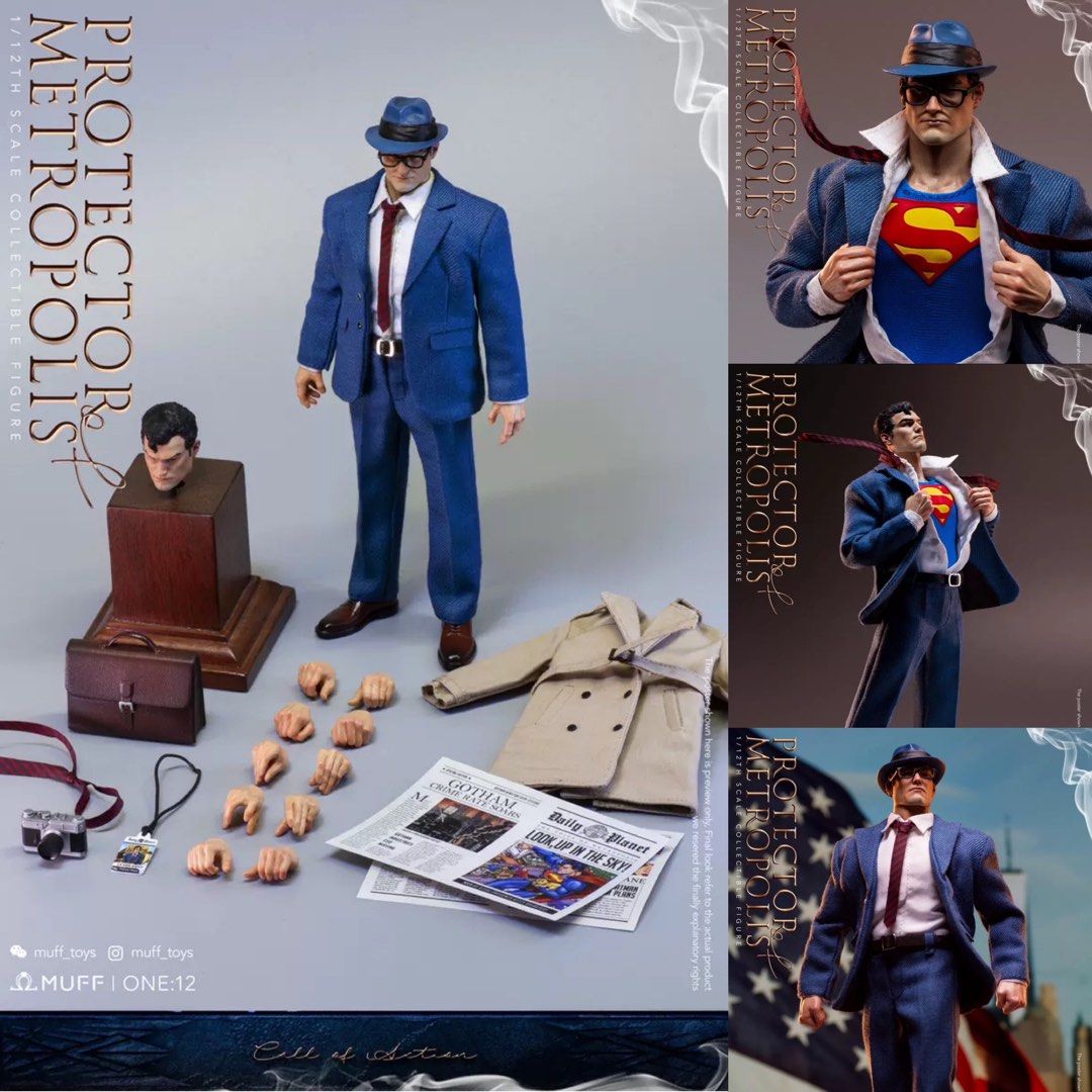 Muff Toys Protector of Metropolis 1/12 scale, Hobbies & Toys