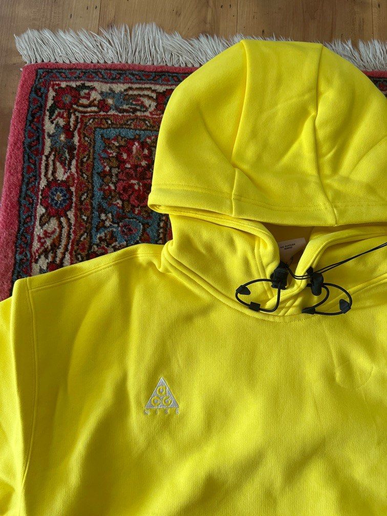Nike acg hoodie yellow outlet