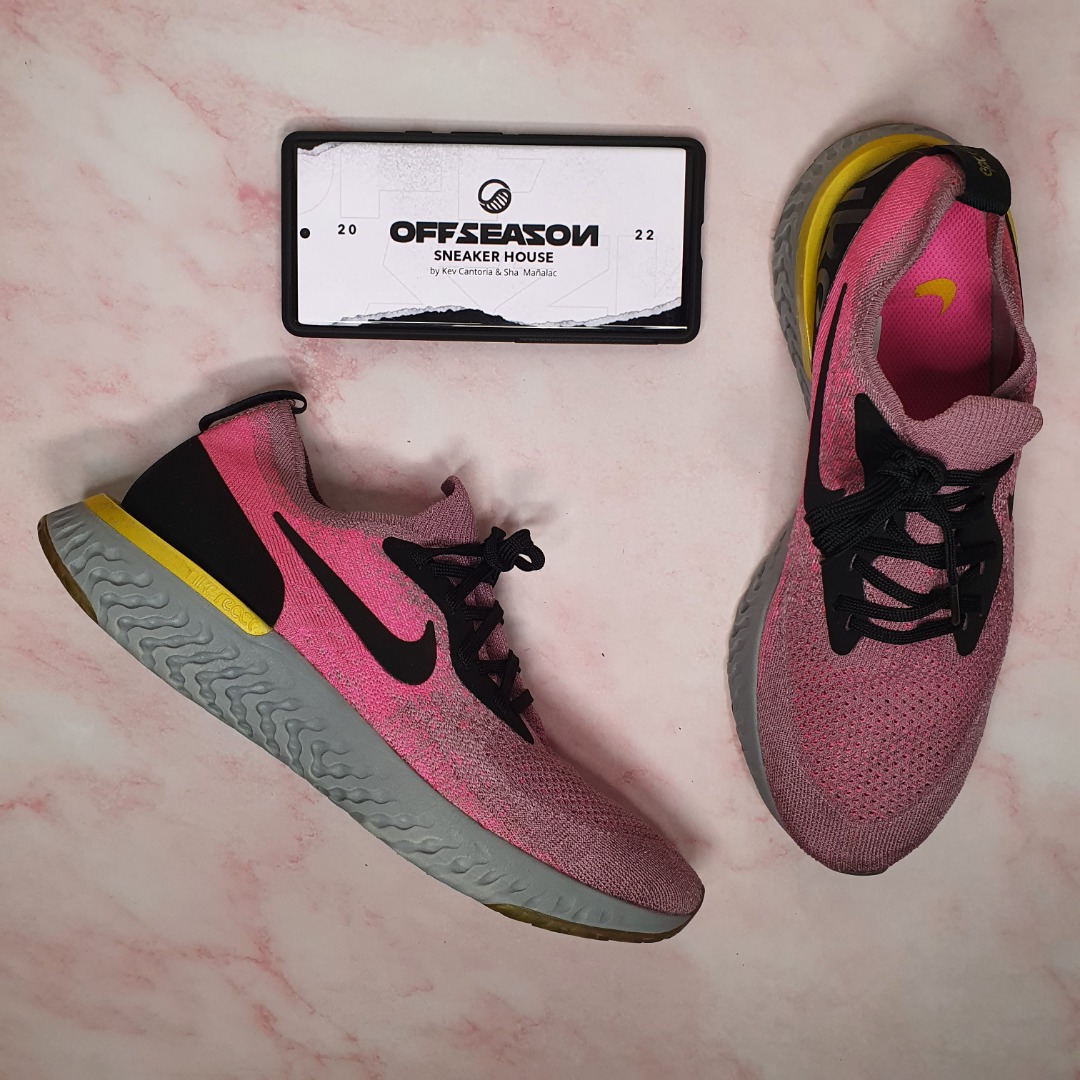 Nike Epic React Flyknit Plum Dust men s 8.5 US P1 400 only Women s Fashion Footwear Sneakers on Carousell