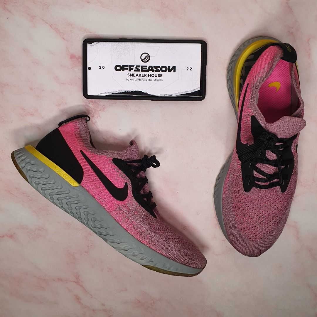 Nike Epic React Flyknit Plum Dust men s 8.5 US P1 400 only Women s Fashion Footwear Sneakers on Carousell
