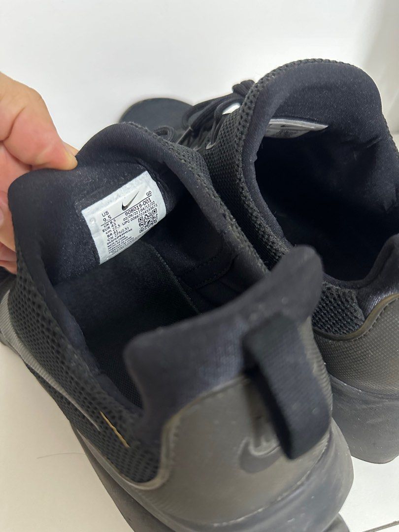 Mens 'presto fly triple black clearance