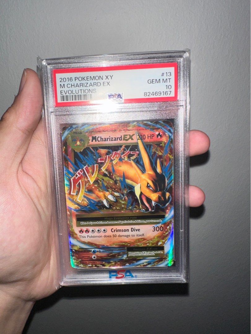 Pokemon XY Evolutions Mega Charizard PSA 10 graded slab card, Hobbies & Toys, Memorabilia & Collectibles, Vintage Collectibles on Carousell Pokemon XY Evolutions Mega Charizard PSA 10 graded slab card, Hobbies & Toys, Memorabilia & Collectibles, Vintage Collectibles on Carousell