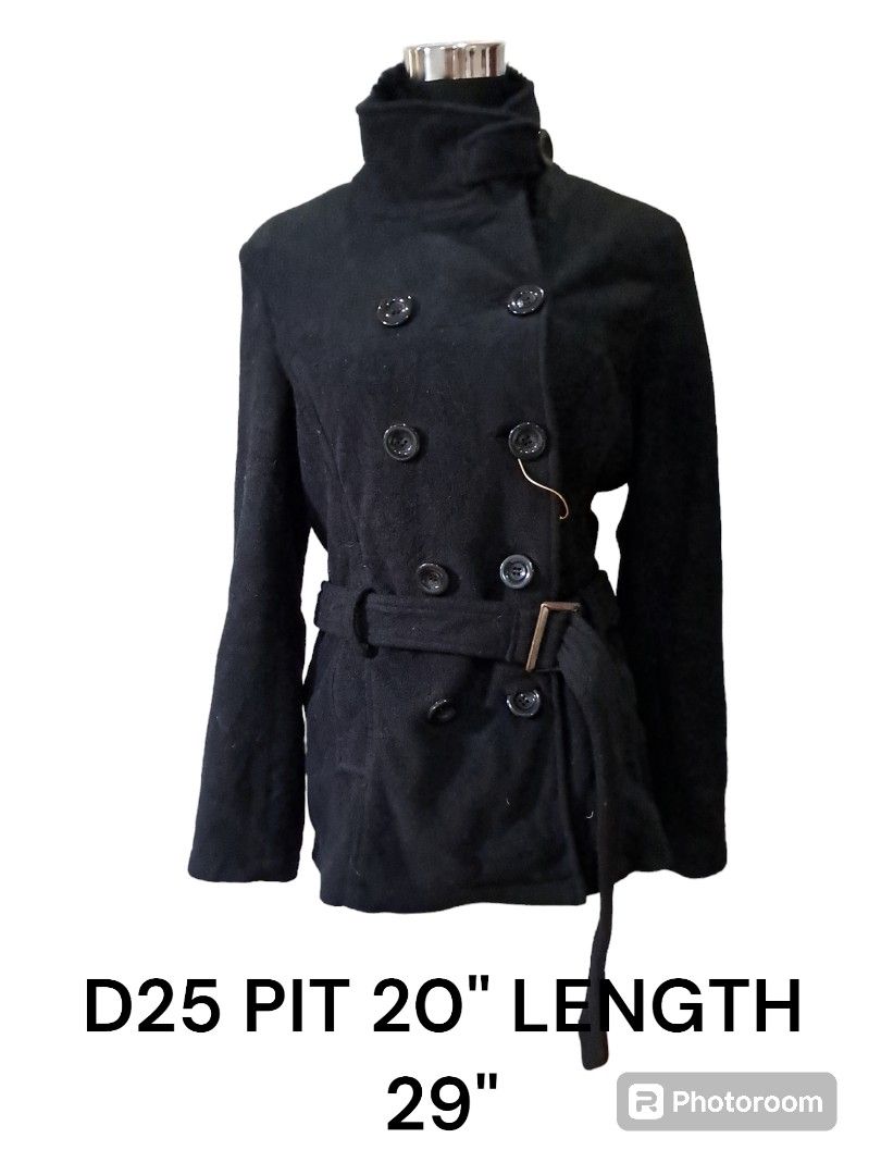 PRELOVED Japan Ladies Black Autumn Spring Jacket