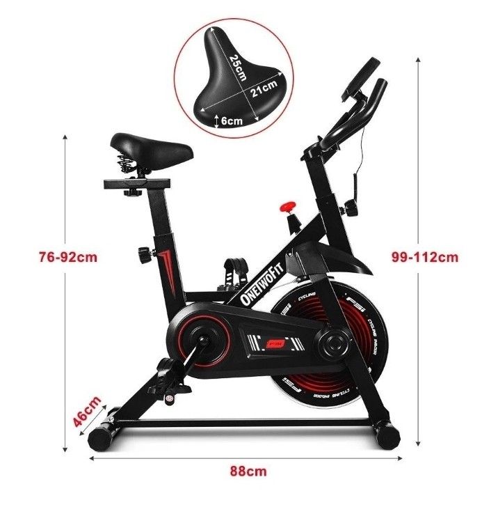 PROMO Left 1 Weightload 150kg 6kg Portable Spin Bike Sports Equipment Exercise Fitness Cardio Fitness Machines on Carousell