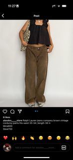 Ralph Lauren jeans corduroy pants thrifted