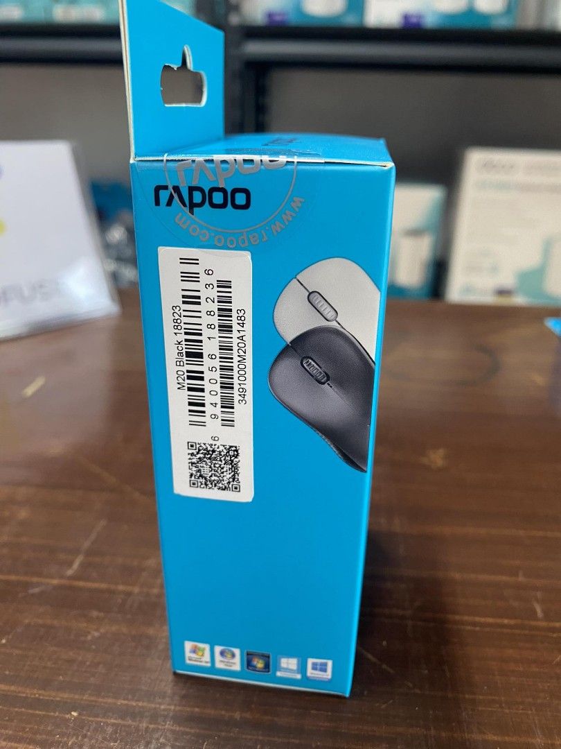 Rapoo M20 Wireless Optical Mouse Black (Category: Mouse & Mousepads) located in Makati City. Submitted by techubstoreandaccessories (Listing ID 1304576466, Image 2). Description: Rapoo M20 Wireless Optical Mouse Black Same Day Delivery or Pick up‼️ Shop Location: Pasig Area Guaranteed 💯 Original with Warranty. Text or Call for more info 🙂.