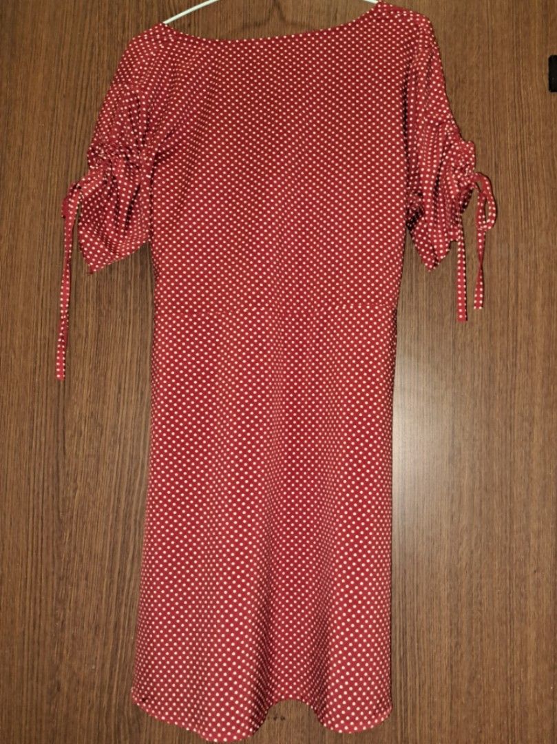 strapless open back dress Scarlet Cherry Maxi Dress main image 0