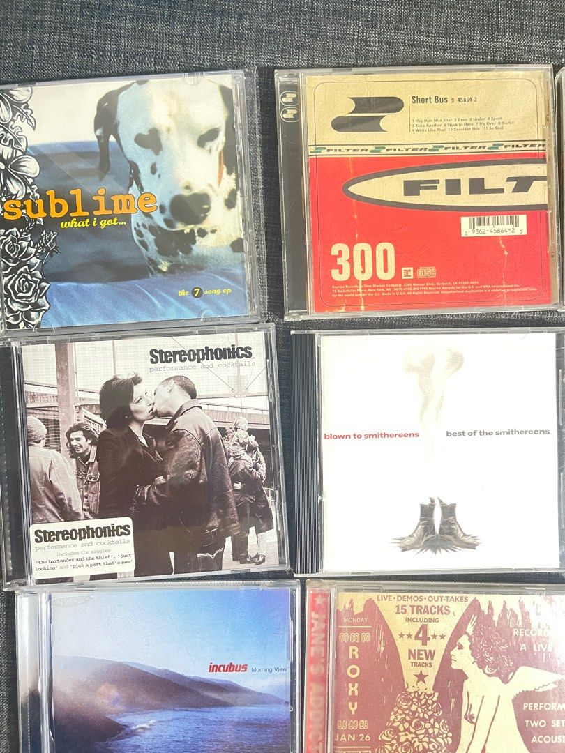 Rock CDs NU107 remote control (Category: CDs & DVDs) located in Pasig City. Submitted by proteinboy6 (Listing ID 1304565758, Image 2). Description: 350 each Sublime - what I got Filter -short bus - sold Incubus - morning view Limp Bizkit - three dollar bill yall! Sold Red Hot Chili Peppers (RHCP) - One Hot Minute - sold Alice in Chains - sold Alice in Chains - sold Green Day - Insomiac Stabbing Westward - darkest days Alanis - Jagged Little pill 