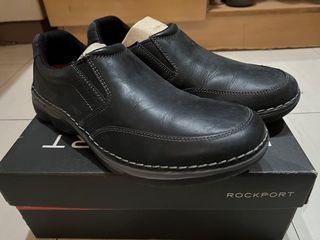 Rockport leather shoes slip-on for men